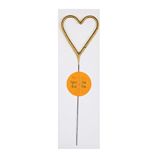 Gold Heart Sparkler