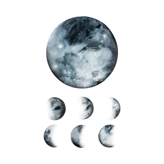 Moon Phases Tattoo