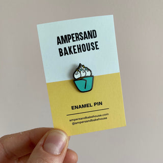 Ampersand Bakehouse Cupcake Enamel Pin