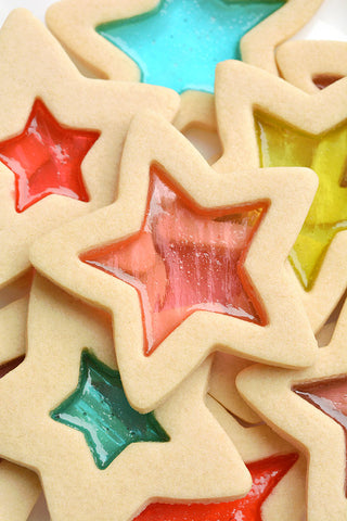 Stained Glass Star Cookie