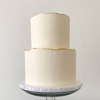 Live Edge Wedding Cake