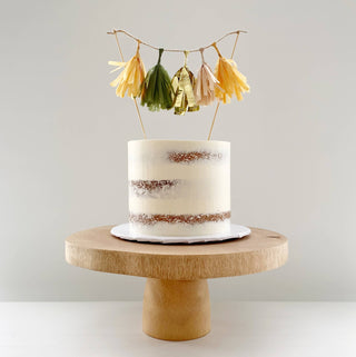 Wooden Cake Stand [RENTAL]